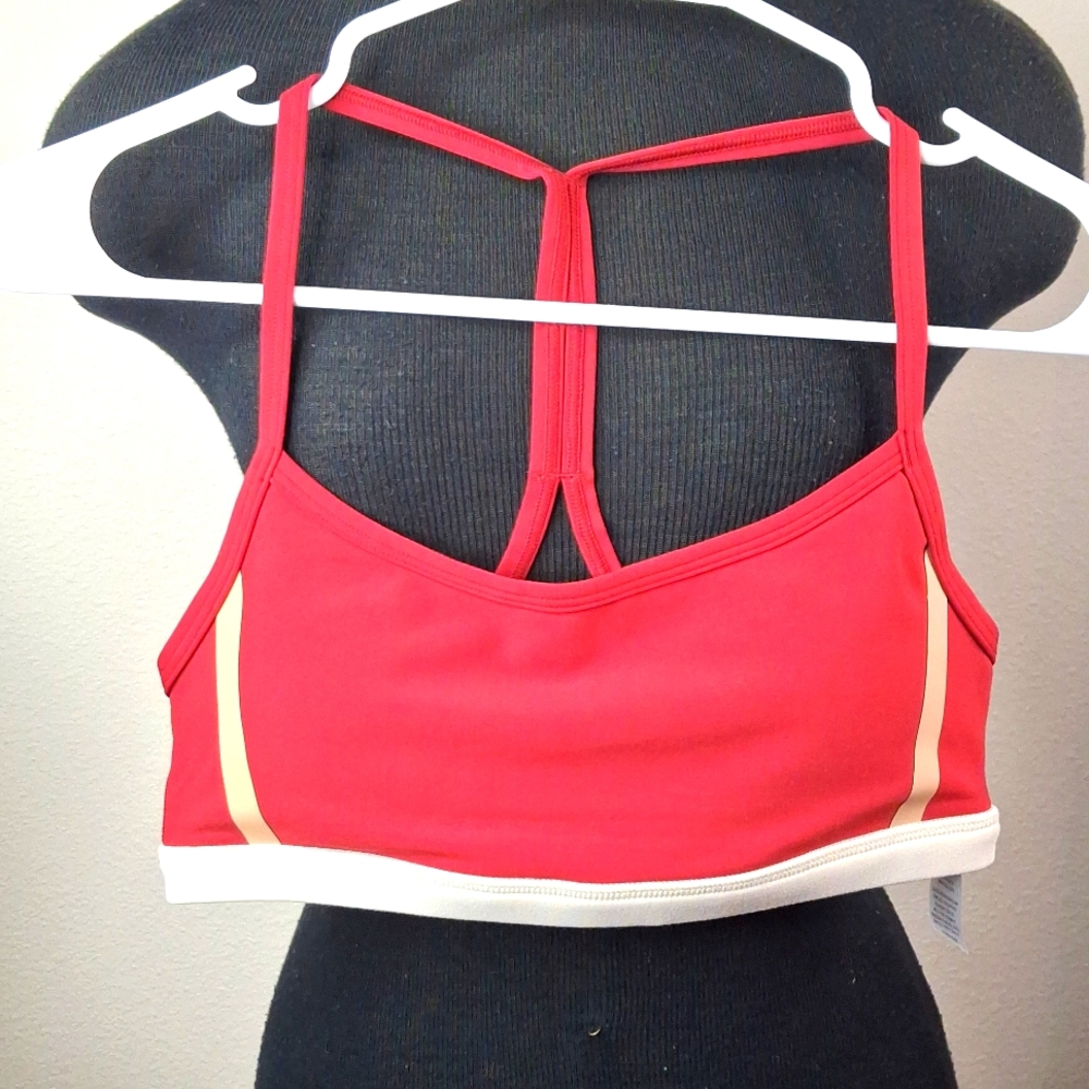 Johnny Was Calme Women's Red Sports Bra size XS